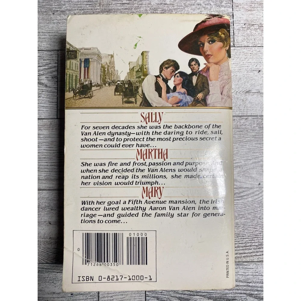 Van Alens Historical‎ Romance Paperback Book Samuel A Schreiner Zebra Books 1981